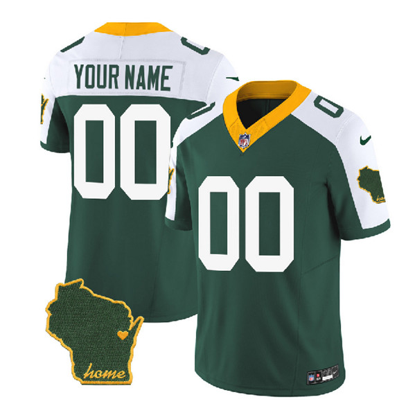 Custom Green Bay Packers Vapor F.U.S.E. Limited Jersey